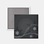 Blue Winter Magnet (Voorkant / Achterkant)