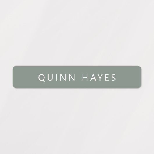 Blue Winter Name Labels (Design 1)