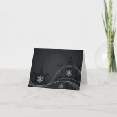 Blue Winter Note Card Kaart (Voorkant)