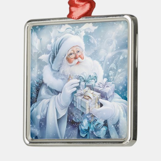 Blue Winter Ornament (Links)