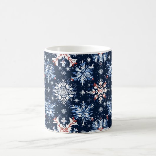 Blue Winter Pattern Koffiemok (Center)