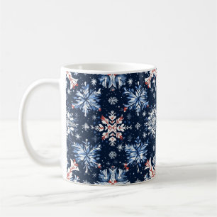 Blue Winter Pattern Koffiemok