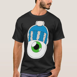Blue Winter Pet Eyeball Green Iris T-shirt