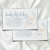 Blue Winter Polar Beer Waterverf Boeken voor Baby Informatiekaartje