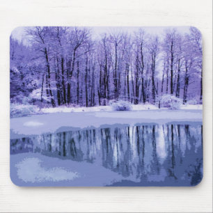 Blue Winter Pond Muismat
