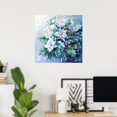Blue Winter Poster (Thuiskantoor)