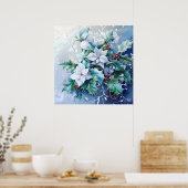 Blue Winter Poster (Keuken)