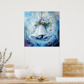 Blue Winter Poster (Keuken)