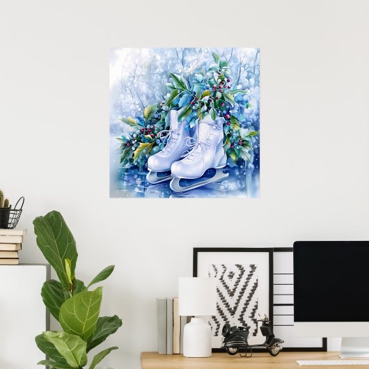 Blue Winter Poster (Thuiskantoor)