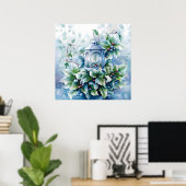Blue Winter Poster (Thuiskantoor)