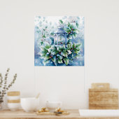 Blue Winter Poster (Keuken)