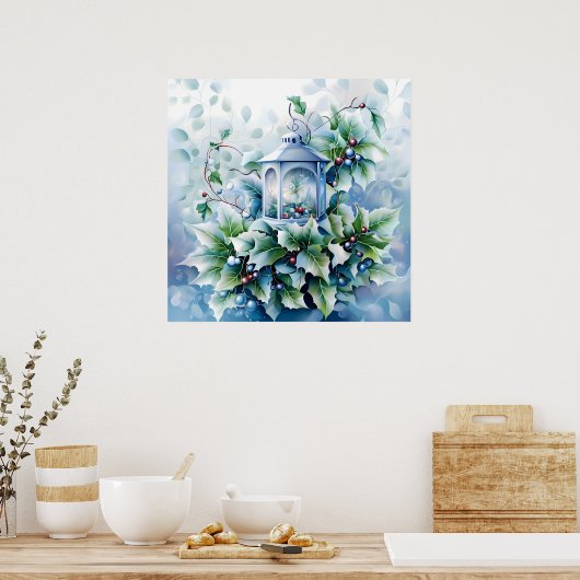 Blue Winter Poster (Keuken)