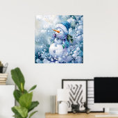 Blue Winter Poster (Thuiskantoor)