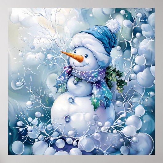 Blue Winter Poster (Voorkant)