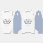 Blue Winter Snow It Take A Village Baby Shower  Bedankdoosjes (Ongevouwen)