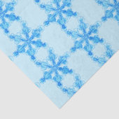 Blue Winter Snowflake Tissuepapier (Detail)