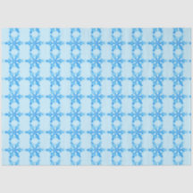 Blue Winter Snowflake