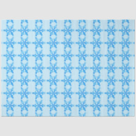 Blue Winter Snowflake Tissuepapier
