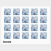 Blue Winter Stickers (Vel)