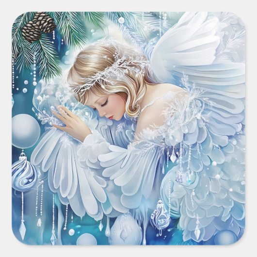 Blue Winter Stickers (Voorkant)