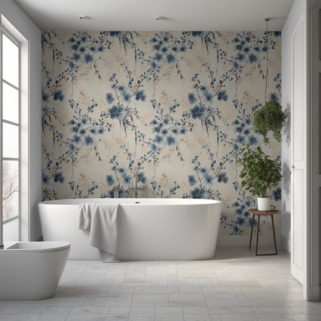 Blue Wisteria Behang (Creator heeft geüpload)