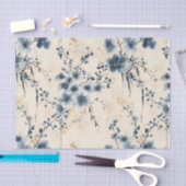 Blue Wisteria Decoupage Tissue Paper Tissuepapier (Craft)