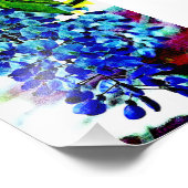 Blue Wisteria Foto Afdruk (Hoek)