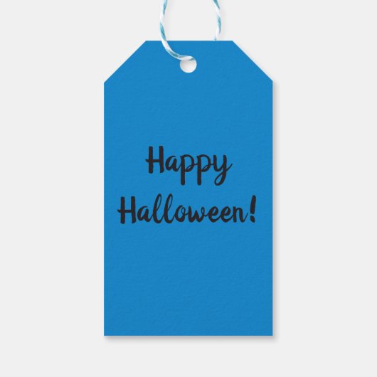 Blue witch cadeaulabel (Achterkant)