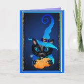 Blue Witch Kat Kaart (Voorkant)