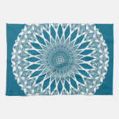 Blue Woad Tristyns Mandala Theedoek (Horizontaal)