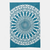 Blue Woad Tristyns Mandala Theedoek (Verticaal)