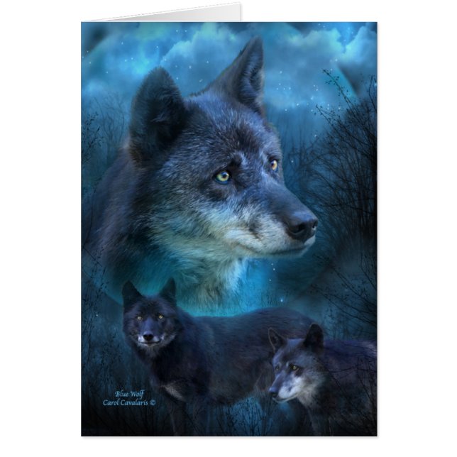 Blue Wolf ArtCard (Voorkant)