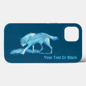 Blue Wolf Hoesje-Mate iPhone Case Case (Achterkant (horizontaal))