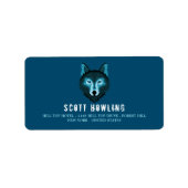 Blue Wolf Label (Voorkant)