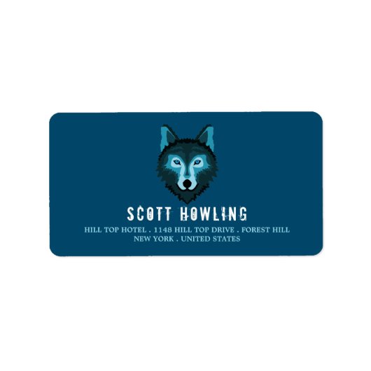 Blue Wolf Label (Voorkant)