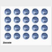 Blue Wolf Name Persoonlijke Sticker (Vel)