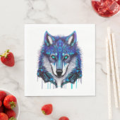 Blue Wolfdog sticker stickers Servet (Insitu)