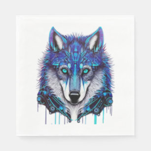 Blue Wolfdog sticker stickers Servet