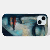 Blue Woman Abstracte kunst Case-Mate iPhone Case (Achterkant (horizontaal))
