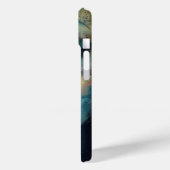 Blue Woman Abstracte kunst Case-Mate iPhone Case (Achterkant / Links)