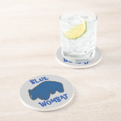 Blue Wombat Sandstone Onderzetter (Zijkant)