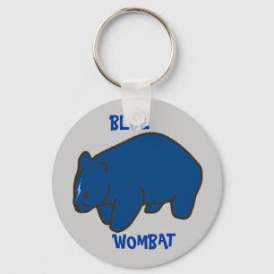 Blue Wombat Sleutelhanger