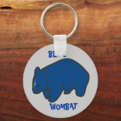 Blue Wombat Sleutelhanger (Voorkant)