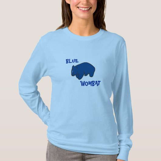 Blue Wombat T-Shirt (Voorkant)