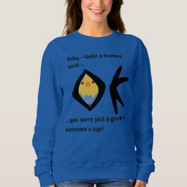 Blue Women's Basic Sweatshirt Boomeranged