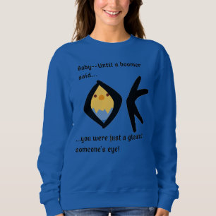 Blue Women's Basic Sweatshirt Boomeranged