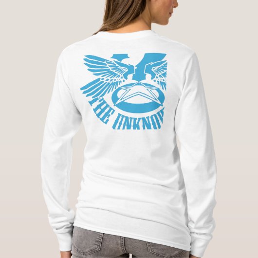 Blue Womens Fied Hoody (Achterkant)