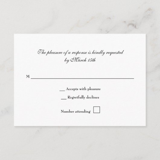 Blue Wood Grain and Lace Rsvp Card Informatiekaartje (Achterkant)