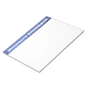 Blue Wood Planked Large Sketch Pad Notitieblok (Schuin)