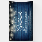 Blue Wood String Lights Law School Bann Spandoek (Verticaal)